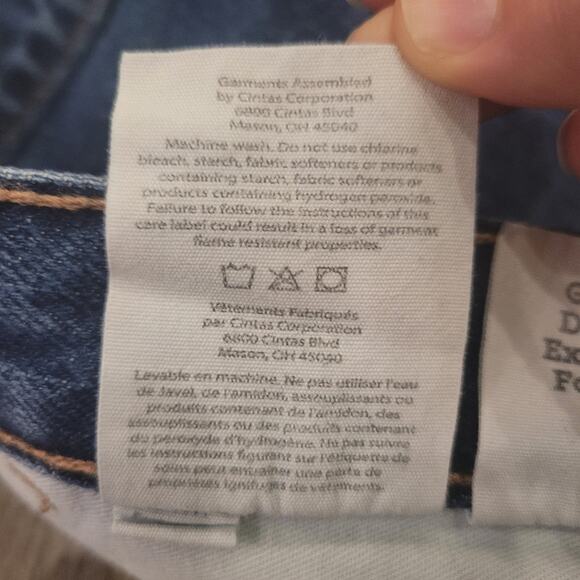 Carhartt Jeans FR Cat 2 Mens 44x30 Flame Resistant Denim Medium Wash Workwear - Picture 12 of 13